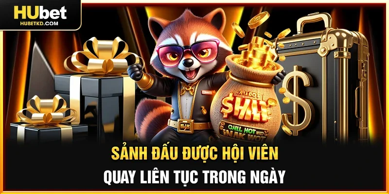 Sảnh đấu được hội viên quay liên tục trong ngày